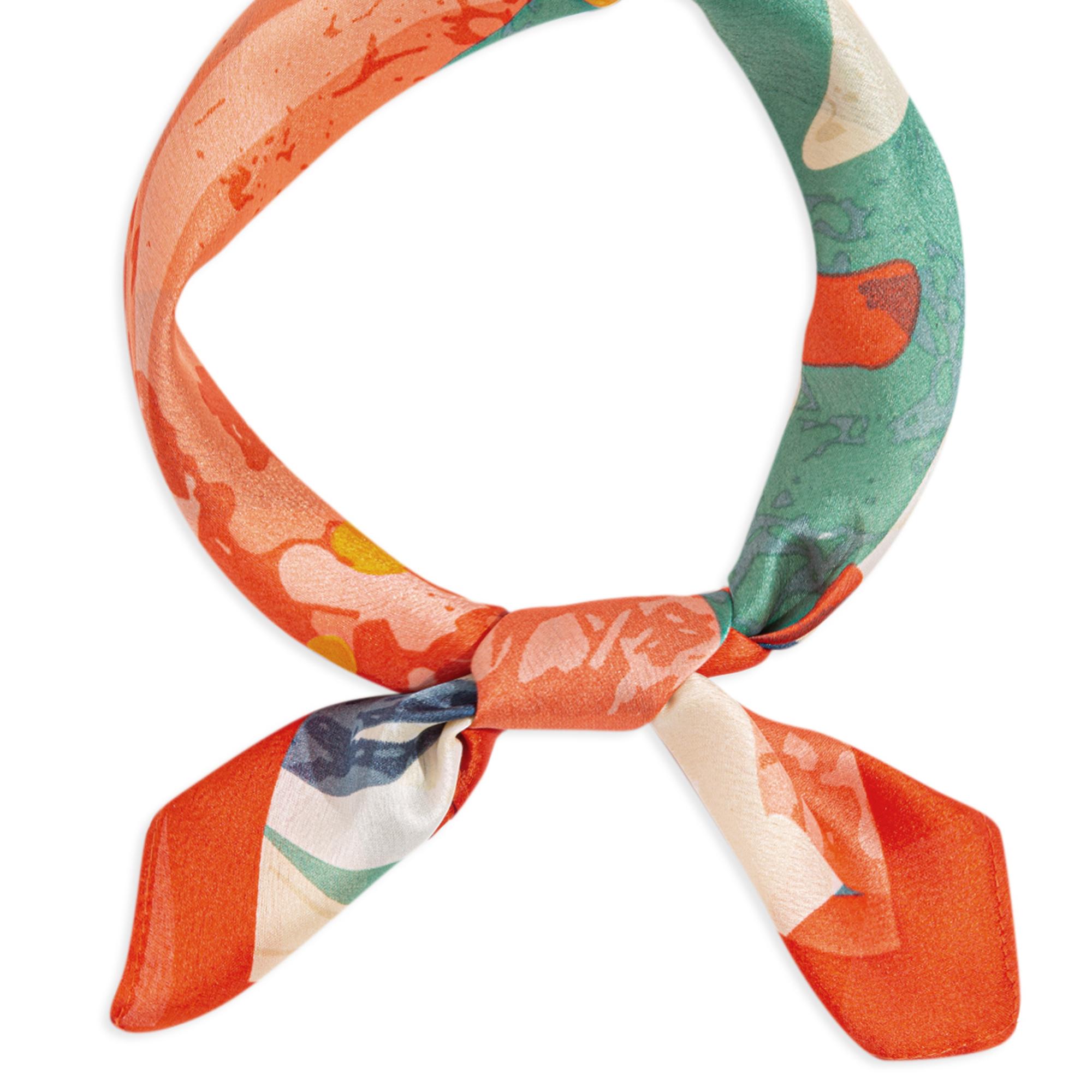 Mavi Renkli Baskılı Bandana 1910070-30874