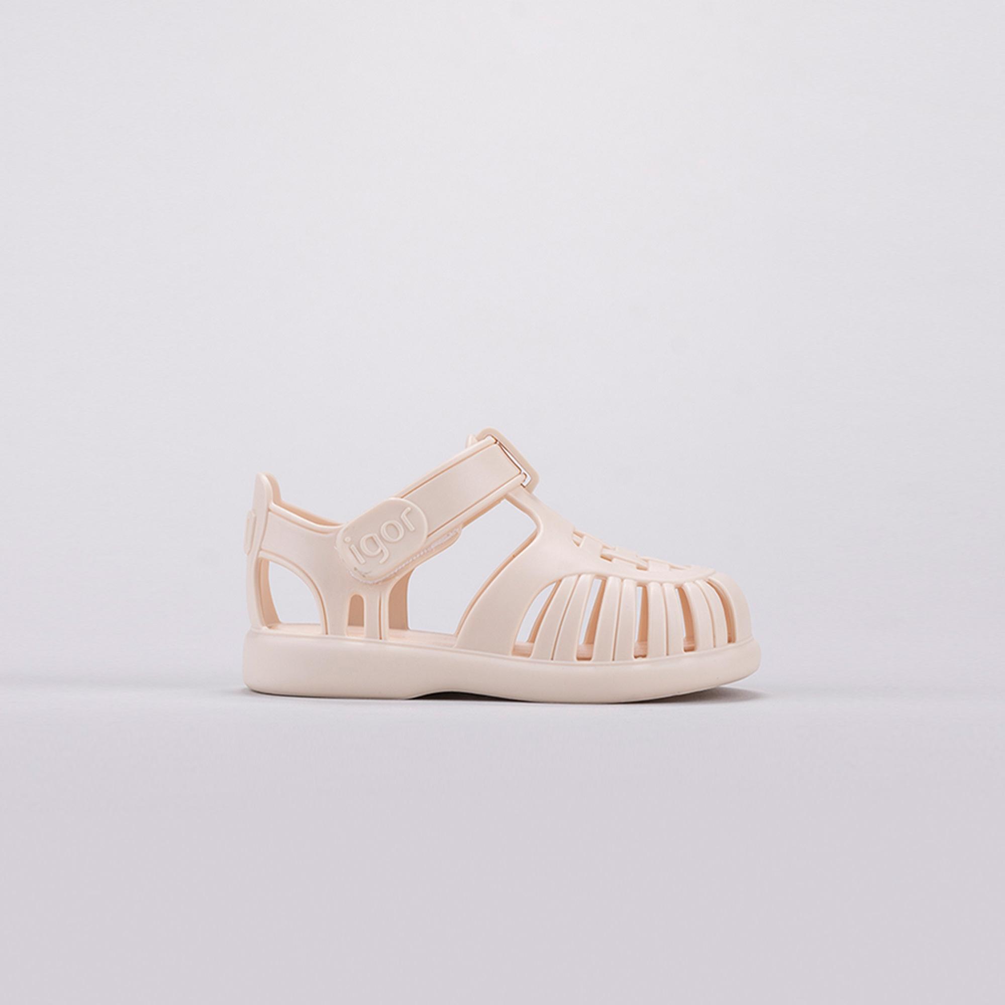 Igor Tobby Solid Bebek Krem Sandalet