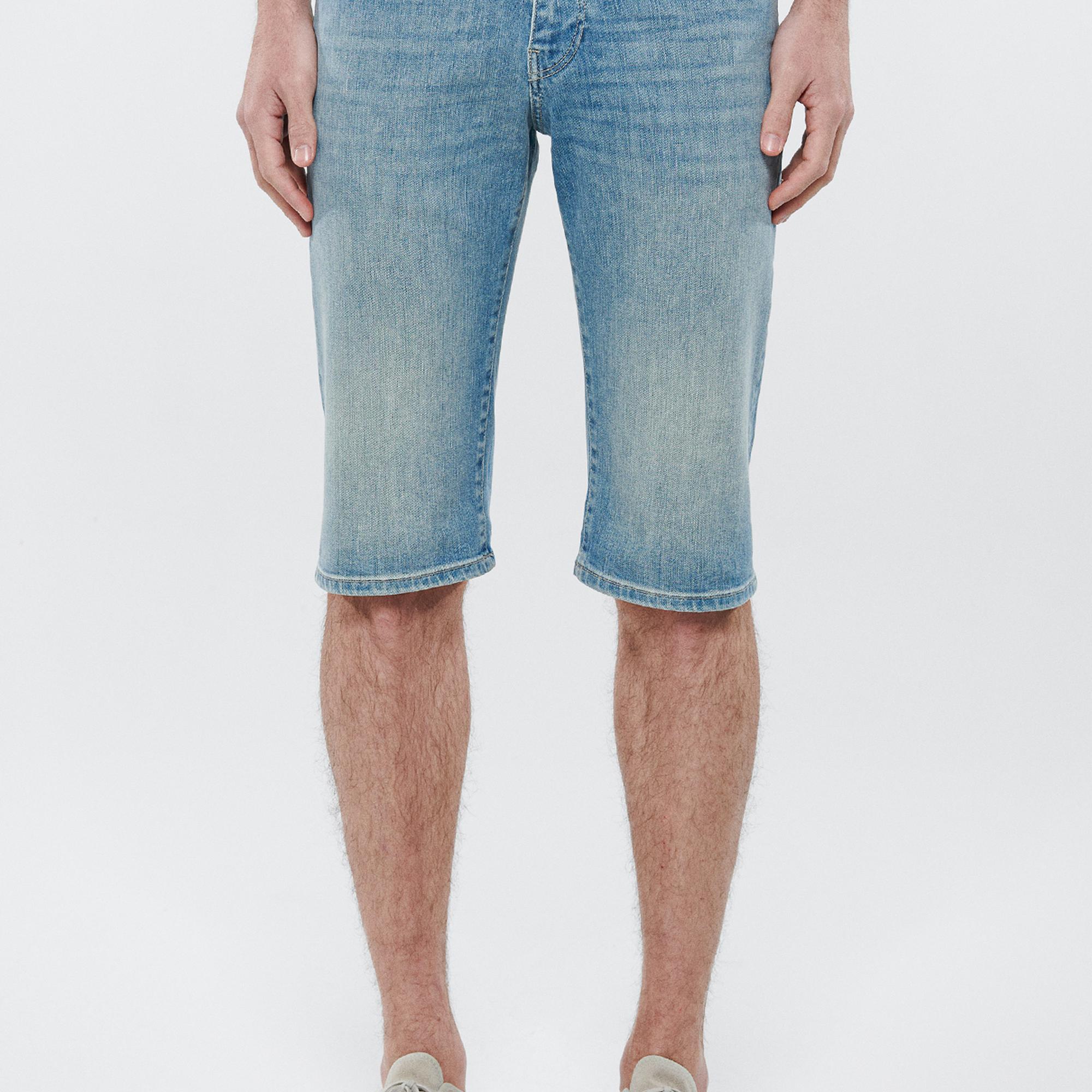 Mavi Nicholas Açık Puslu Mavi Premium Jean Şort 0416028720