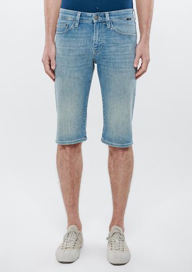  Mavi Nicholas Açık Puslu Mavi Premium Jean Şort 0416028720