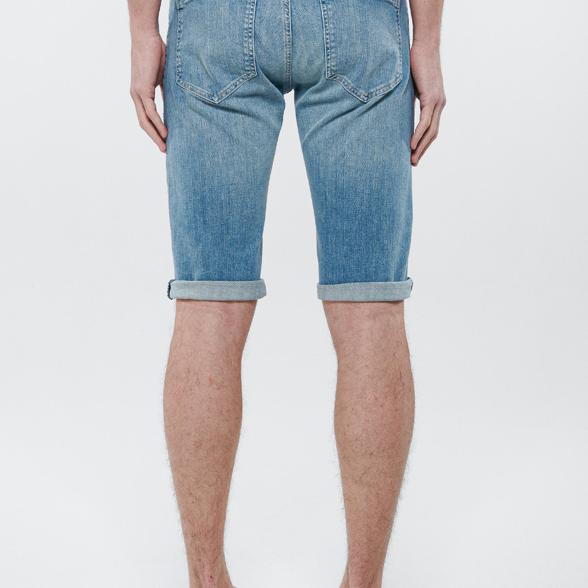 Mavi Nicholas Açık Puslu Mavi Premium Jean Şort 0416028720