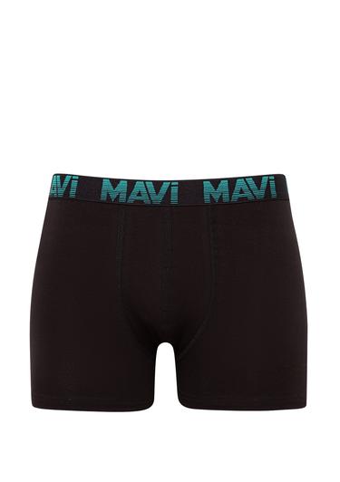  Mavi 5li Siyah Basic Boxer Seti 0910619-900