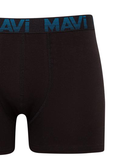  Mavi 5li Siyah Basic Boxer Seti 0910619-900