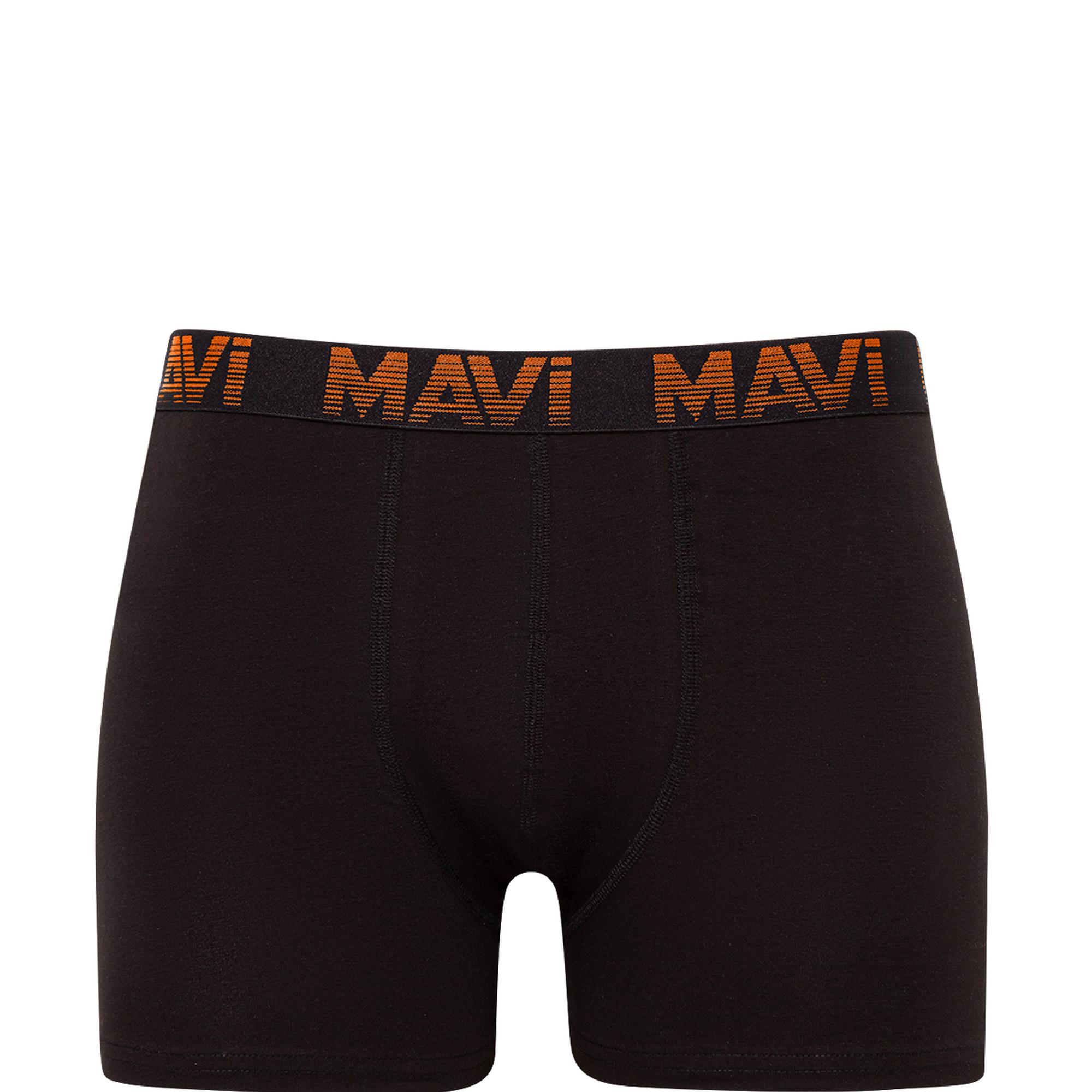 Mavi 5li Siyah Basic Boxer Seti 0910619-900