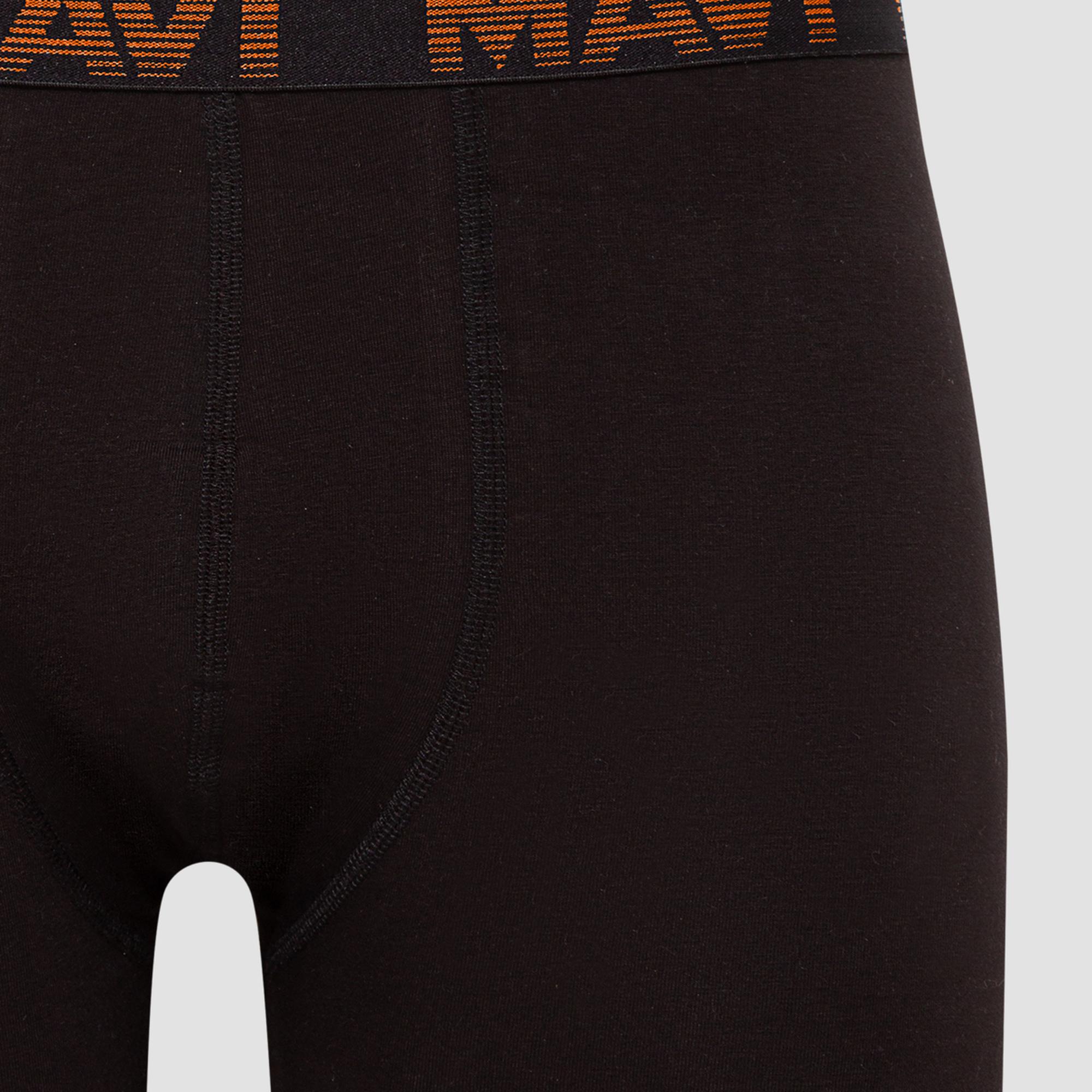 Mavi 5li Siyah Basic Boxer Seti 0910619-900