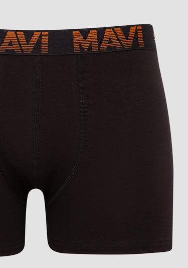  Mavi 5li Siyah Basic Boxer Seti 0910619-900
