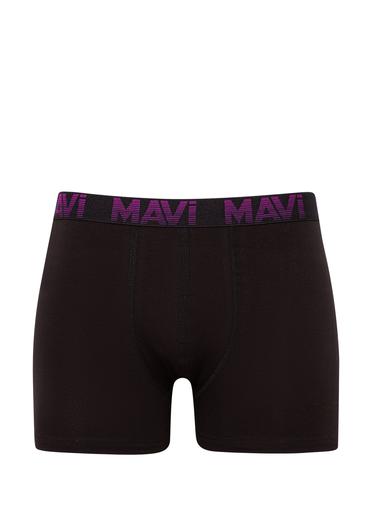  Mavi 5li Siyah Basic Boxer Seti 0910619-900
