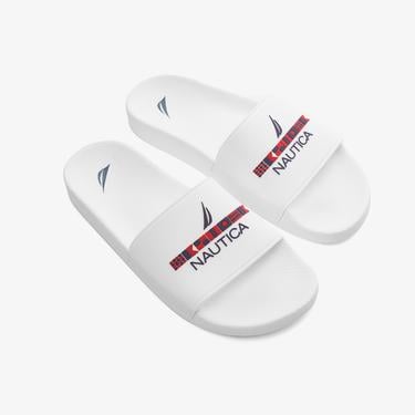  Nautica Erkek Beyaz Terlik