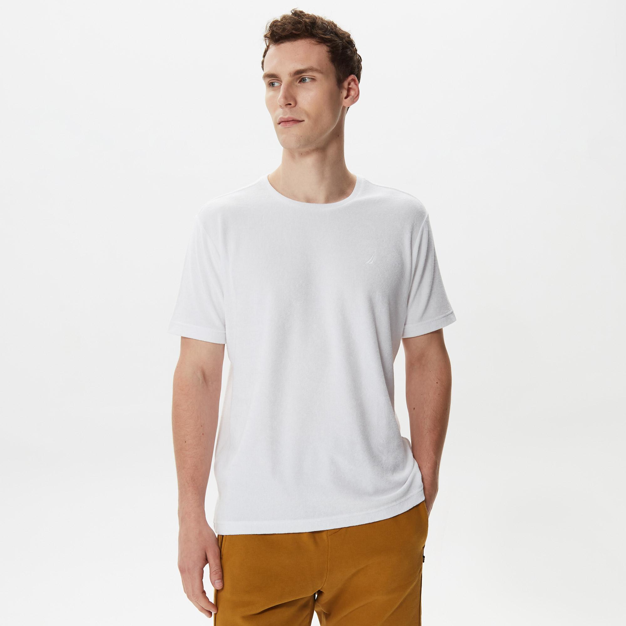 Nautica Erkek Beyaz T-Shirt