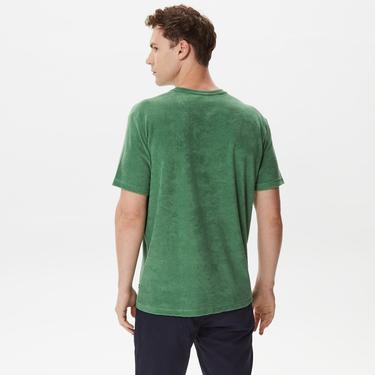 Nautica Erkek Yeşil Standart Fit T-Shirt