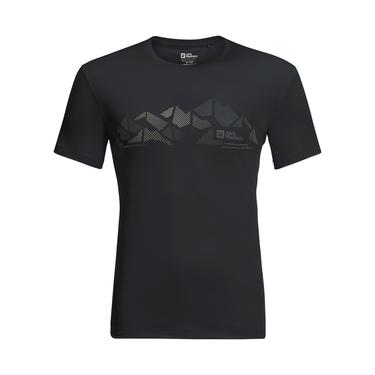  Jack Wolfskin Peak Graphic T Erkek Gri Tişört