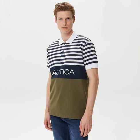  Nautica Erkek Yeşil Classic Fit Kısa Kollu Polo