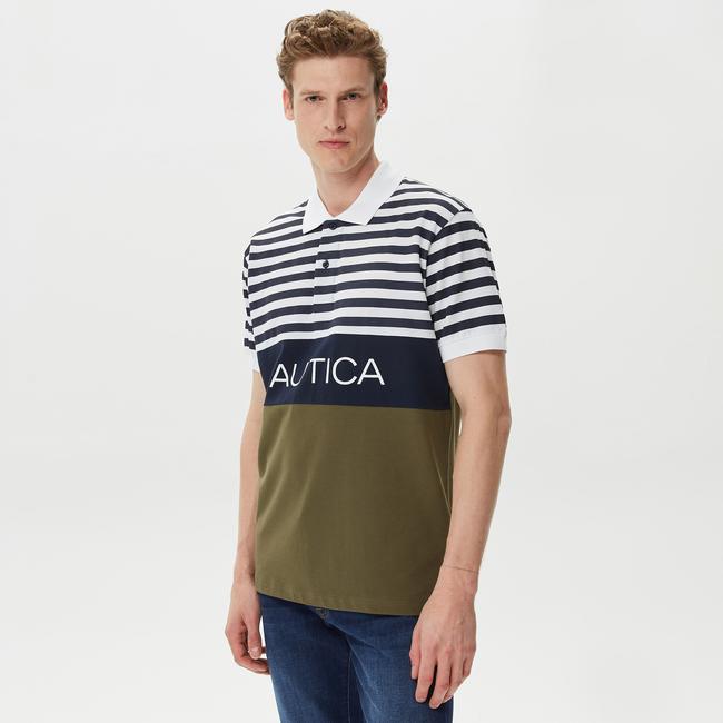  Nautica Erkek Yeşil Classic Fit Kısa Kollu Polo