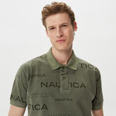  Nautica Erkek Yeşil Classic Fit Kısa Kollu Polo