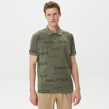 Nautica Erkek Yeşil Classic Fit Kısa Kollu Polo
