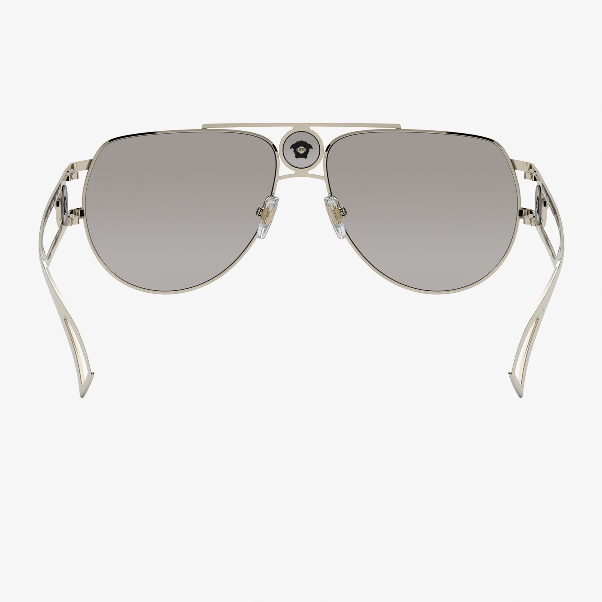 VERSACE 0Ve2225 Erkek Altın Rengi Güneş Gözlüğü