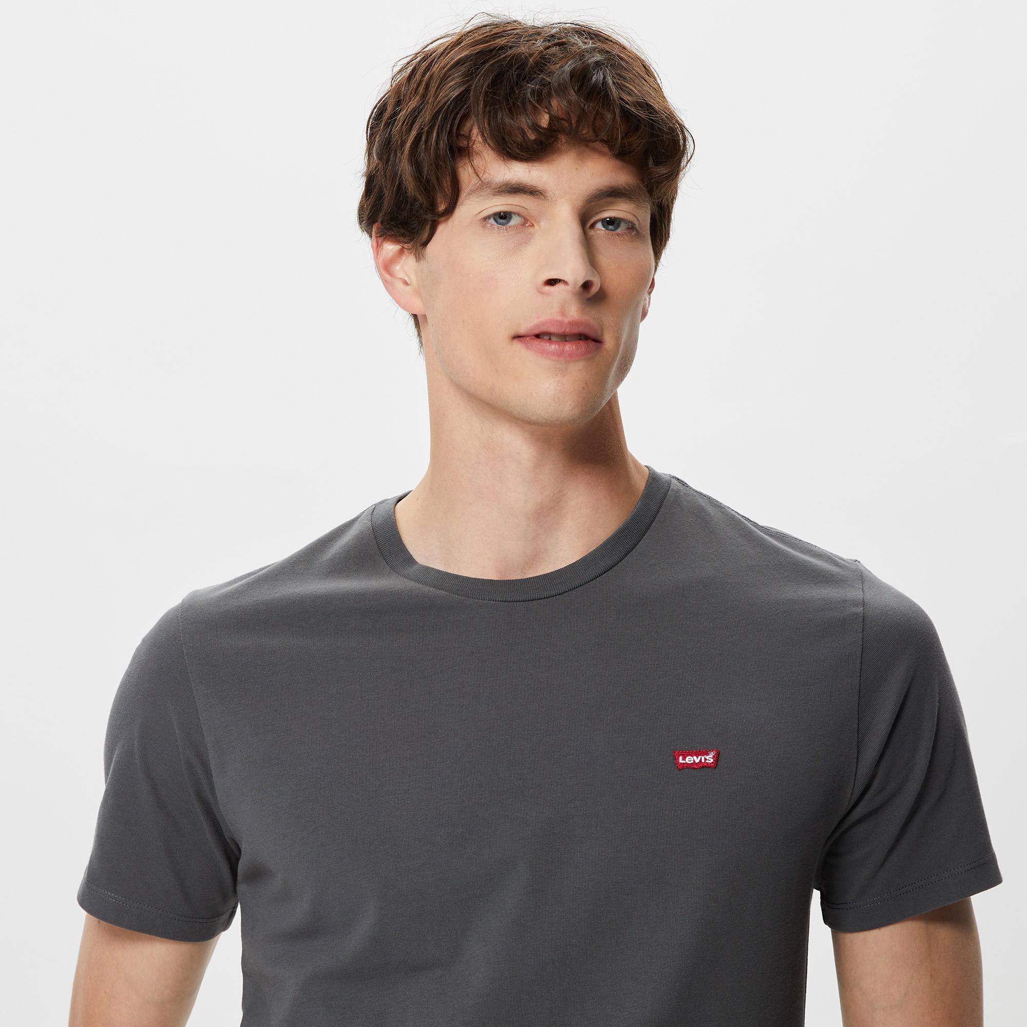 Levi's Original Erkek Gri T-Shirt