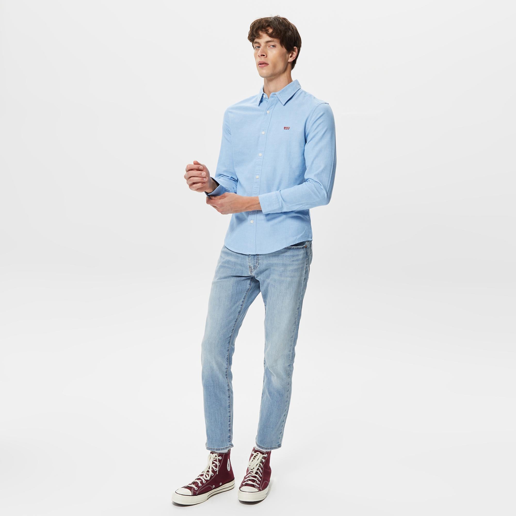 Levi's Battery Slim Erkek Mavi Gömlek