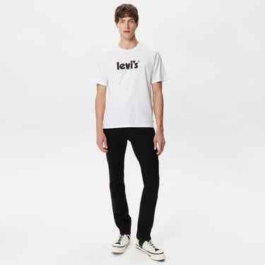  Levi's Relaxed Fit Erkek Krem Beyaz T-Shirt