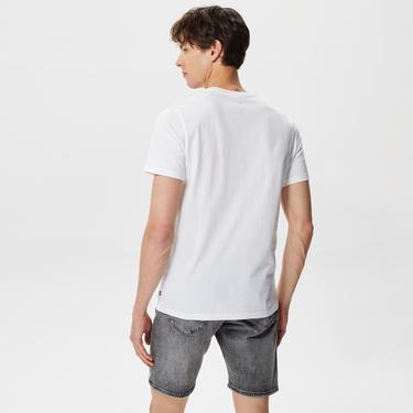  Levi's Graphic Setin Neck Graphic Erkek Krem Rengi T-Shirt