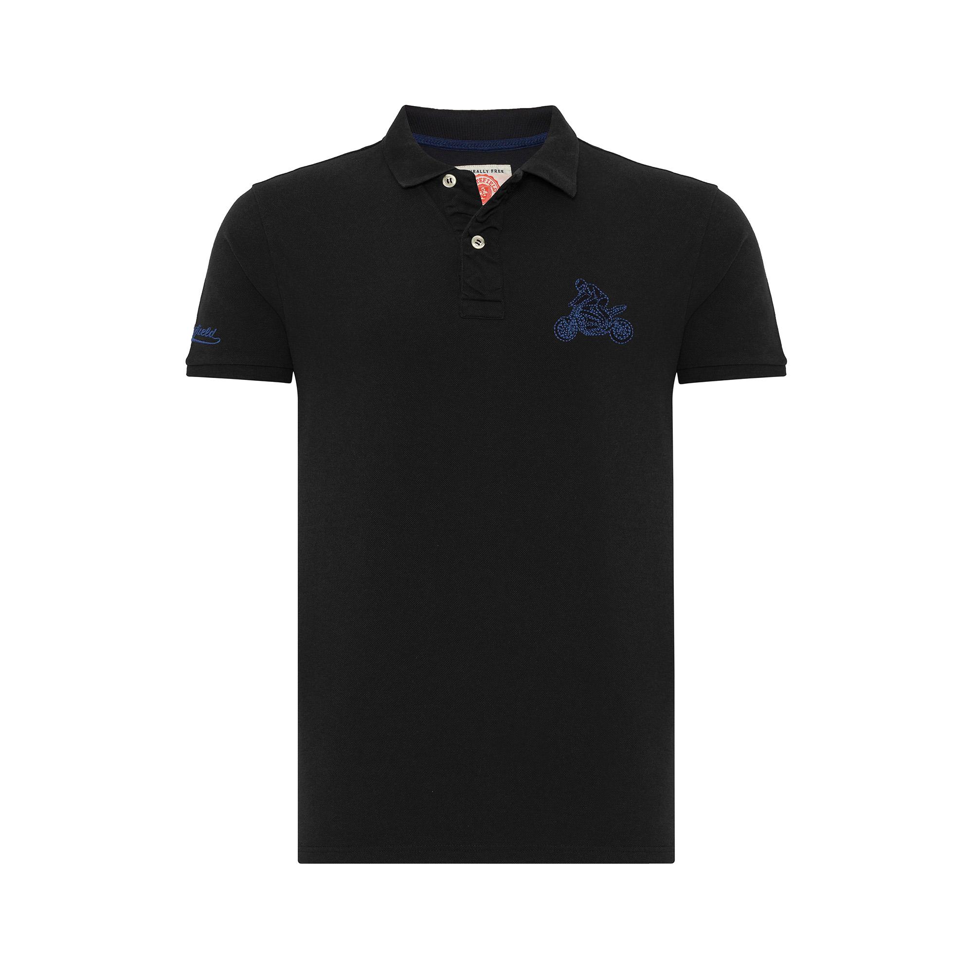 Routefield Pax Erkek Siyah Polo Tişört