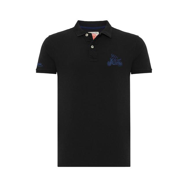  Routefield Pax Erkek Siyah Polo Tişört