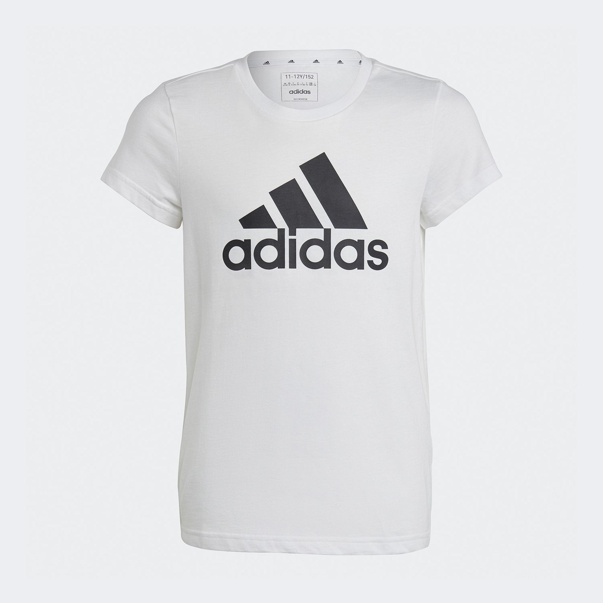 Adidas Big Logo Çocuk Beyaz Günlük T-Shirt