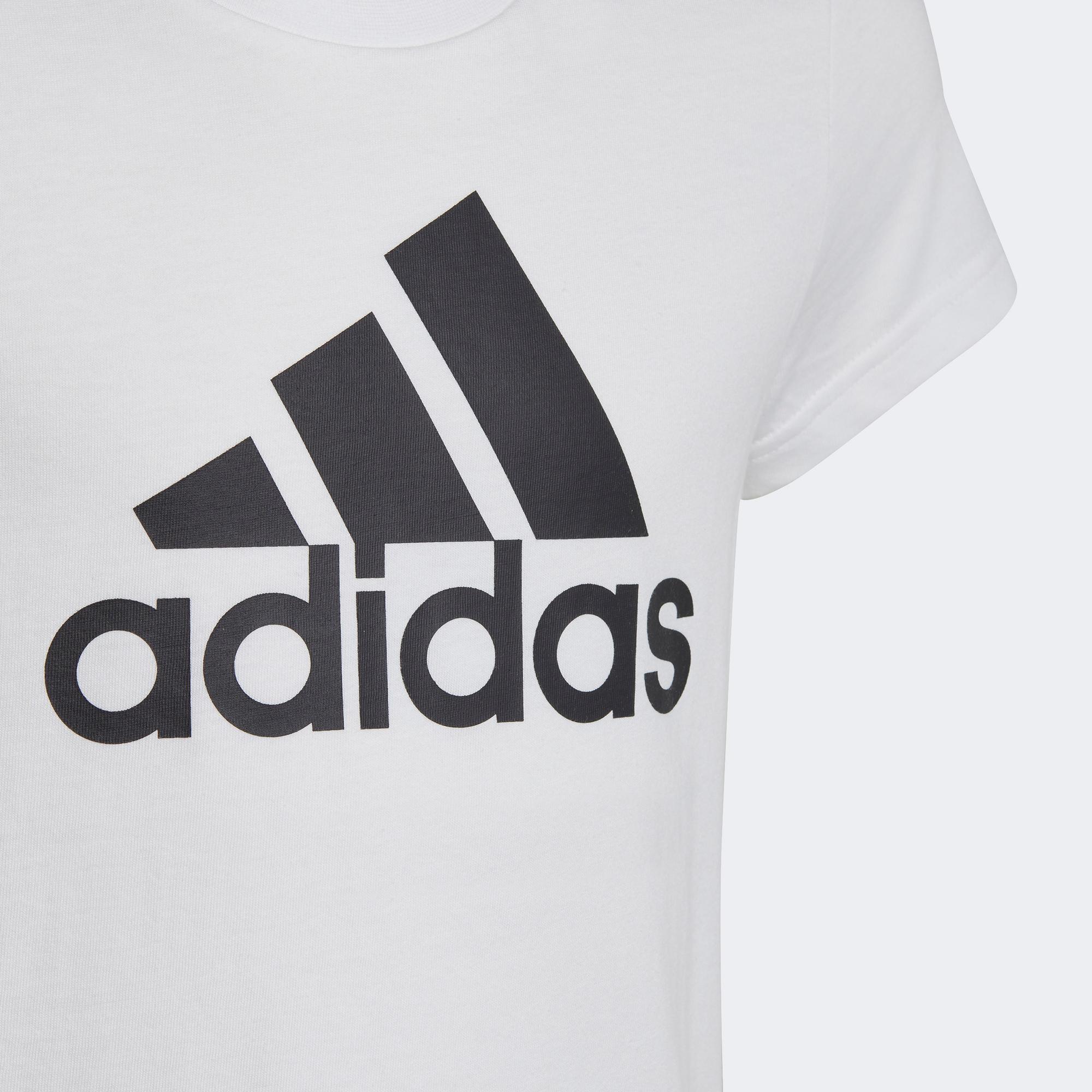 Adidas Big Logo Çocuk Beyaz Günlük T-Shirt