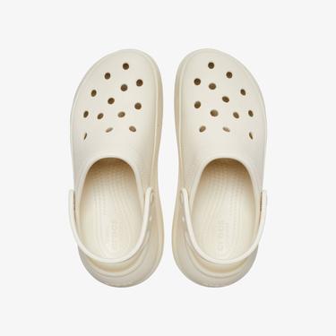  Crocs Classic Crush Clog Kadın Krem Terlik