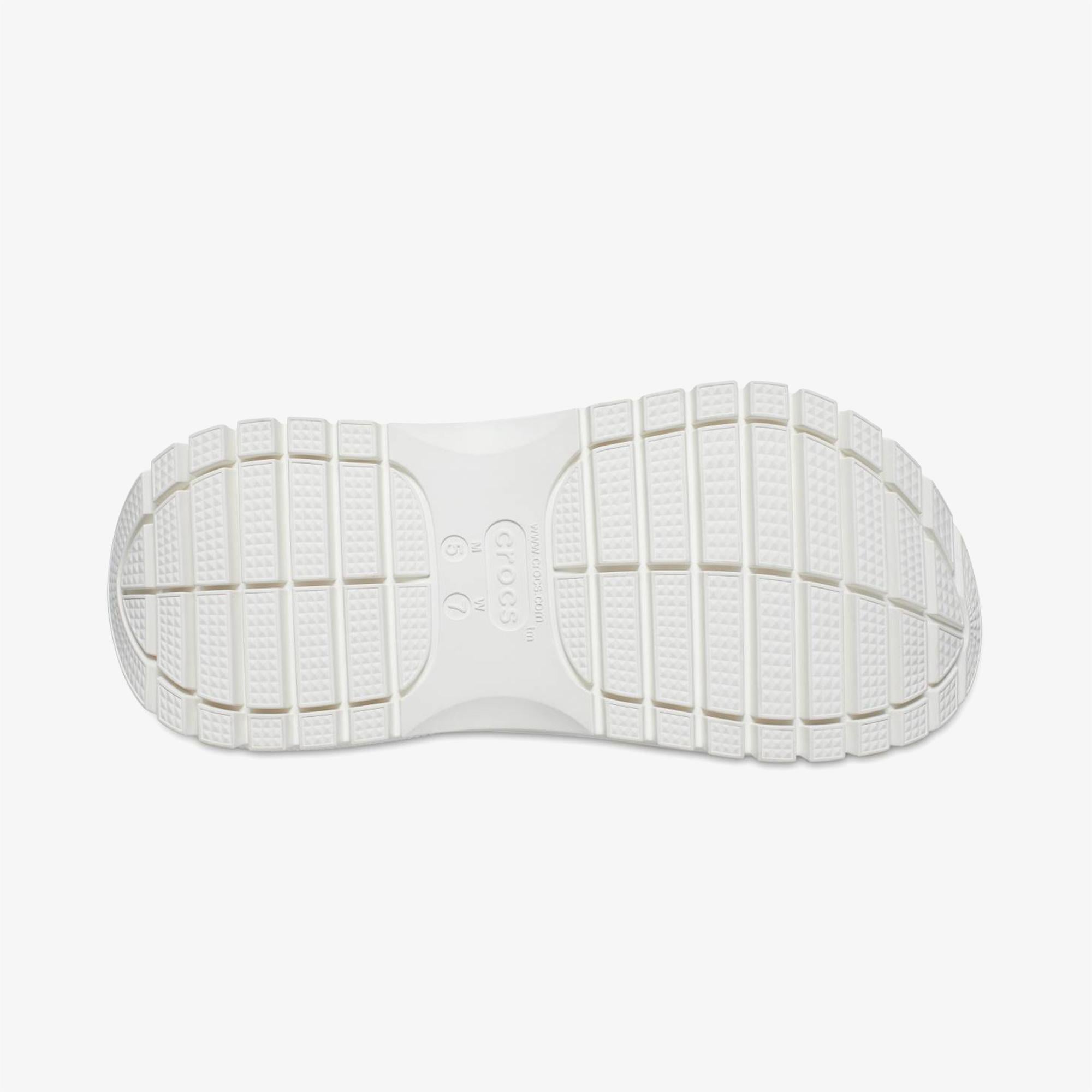 Crocs Classic Mega Crush Kadın Beyaz Terlik