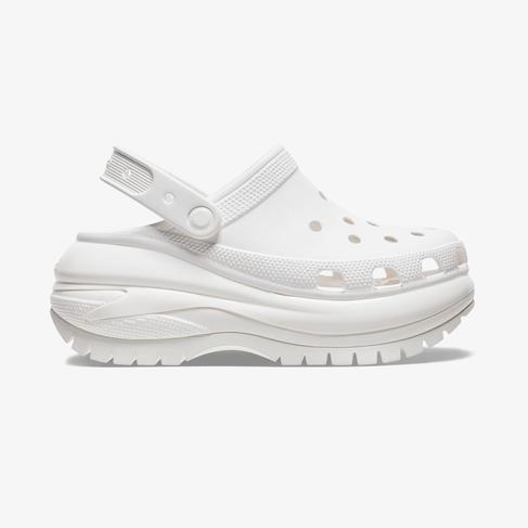  Crocs Classic Mega Crush Kadın Beyaz Terlik
