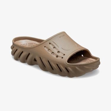  Crocs Echo Slide Unisex Kahverengi Terlik