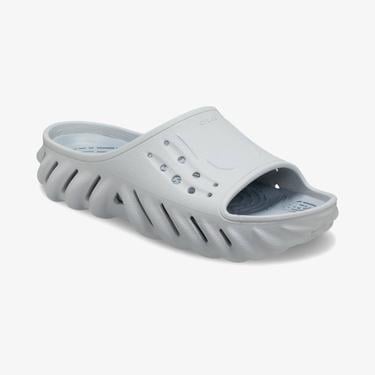 Crocs Echo Slide Unisex Gri Terlik