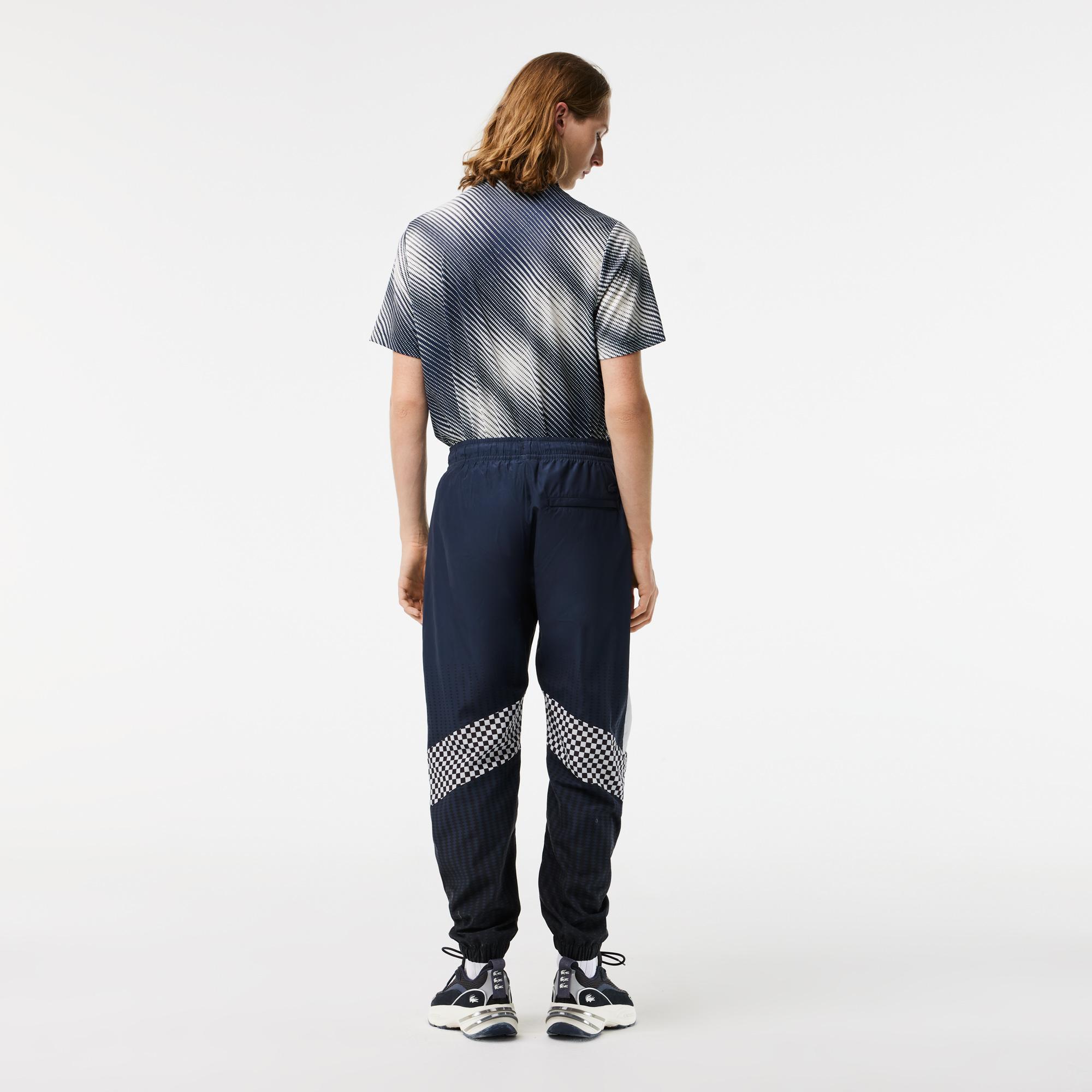 Active Erkek Tapered Fit Baskılı Siyah Eşofman Altı