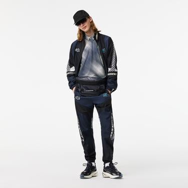  Active Erkek Tapered Fit Baskılı Siyah Eşofman Altı