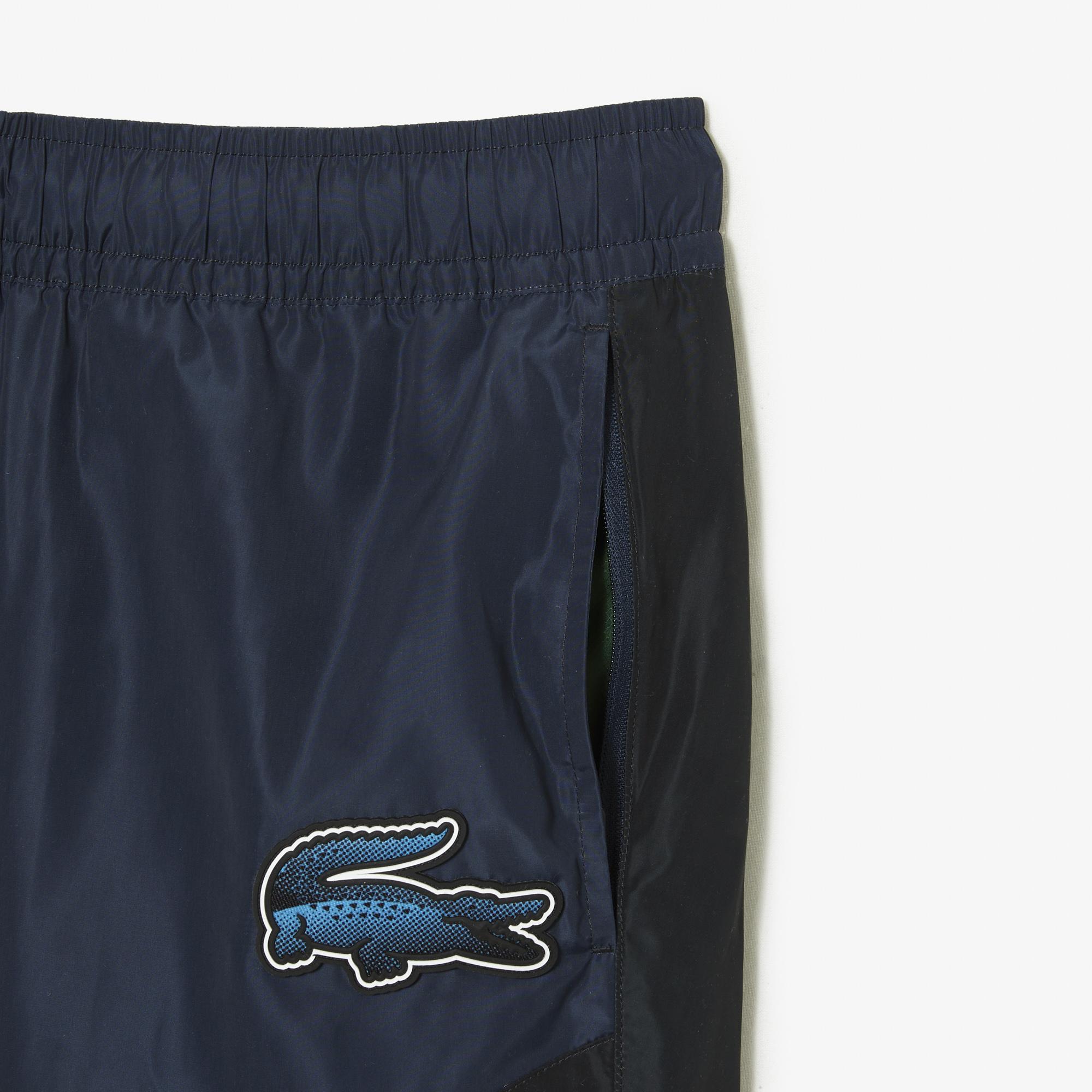 Active Erkek Tapered Fit Baskılı Siyah Eşofman Altı