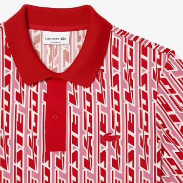  Active Erkek Regular Fit Baskılı Kırmızı Polo