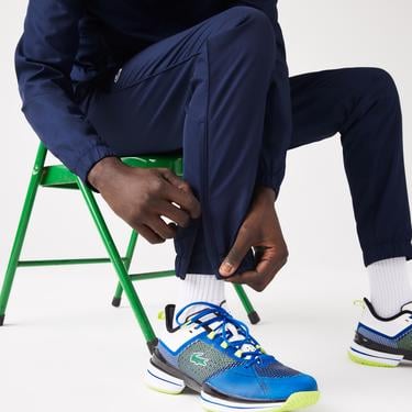  Lacoste Erkek Regular Fit Kapüşonlu Baskılı Lacivert Eşofman Takımı