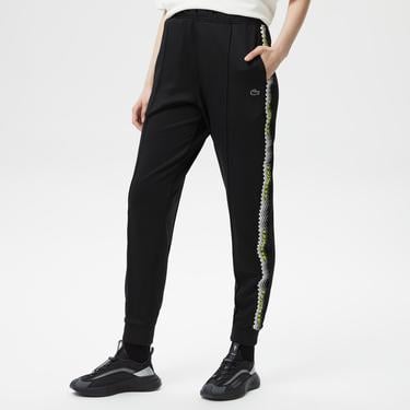  Active Kadın Baskılı Siyah Eşofman Altı