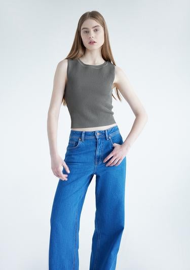  Mavi Yeşil Triko Top 1710349-70123