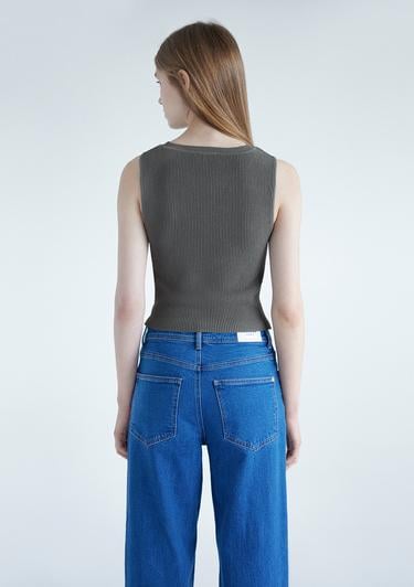  Mavi Yeşil Triko Top 1710349-70123