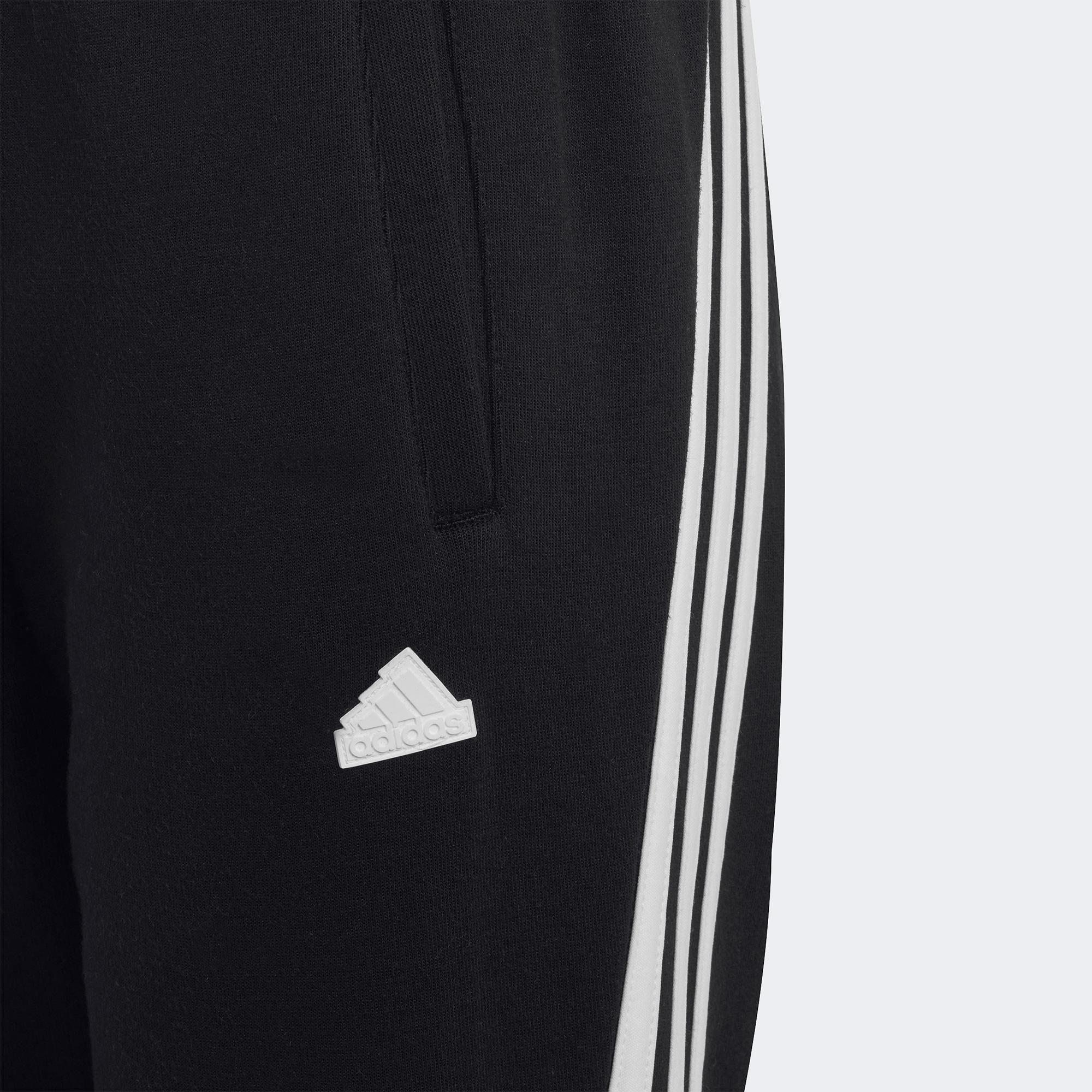 adidas Future Icons 3-Stripes Ankle-Length  Çocuk Siyah Eşofman Altı