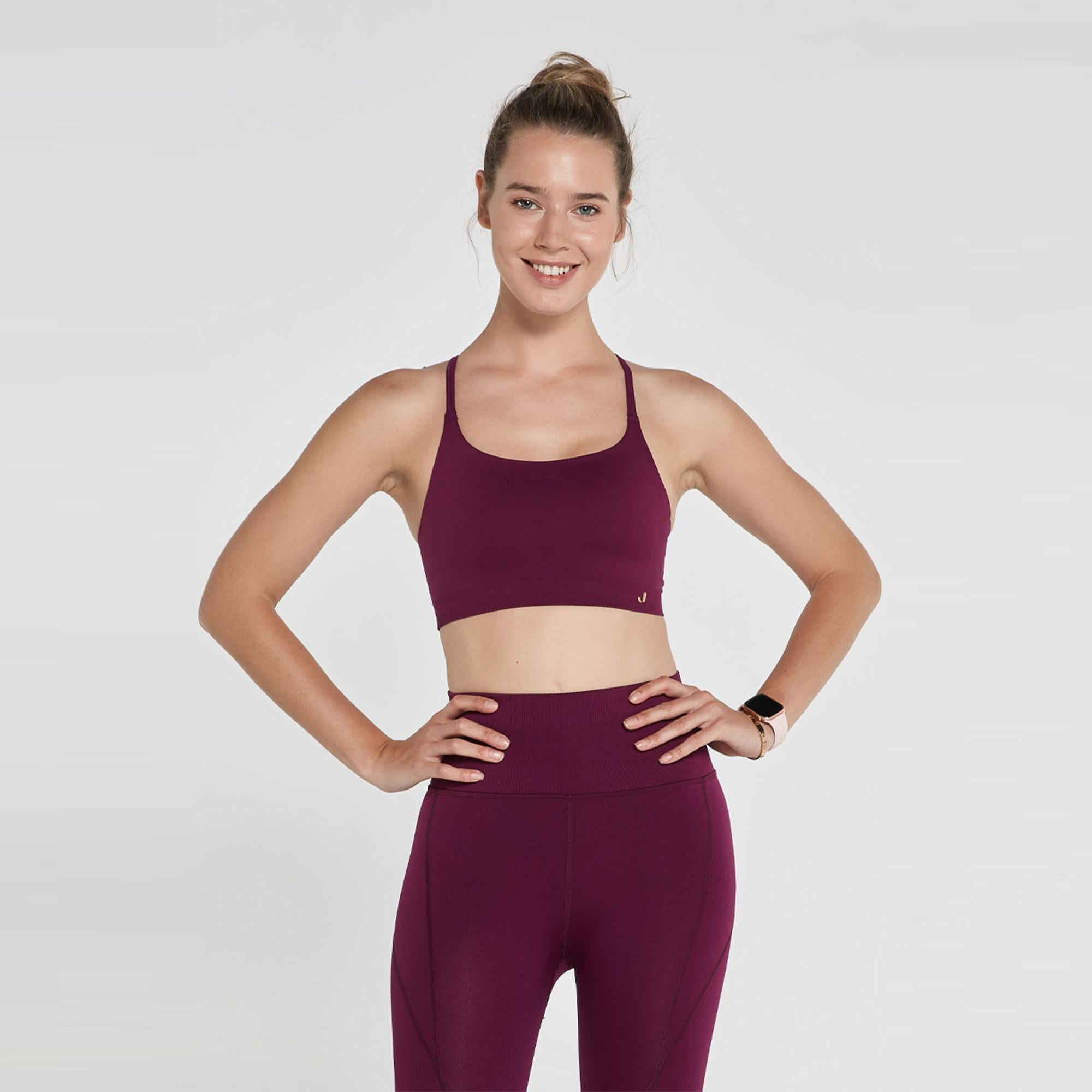 Jerf Pine Kadın Mor Bra