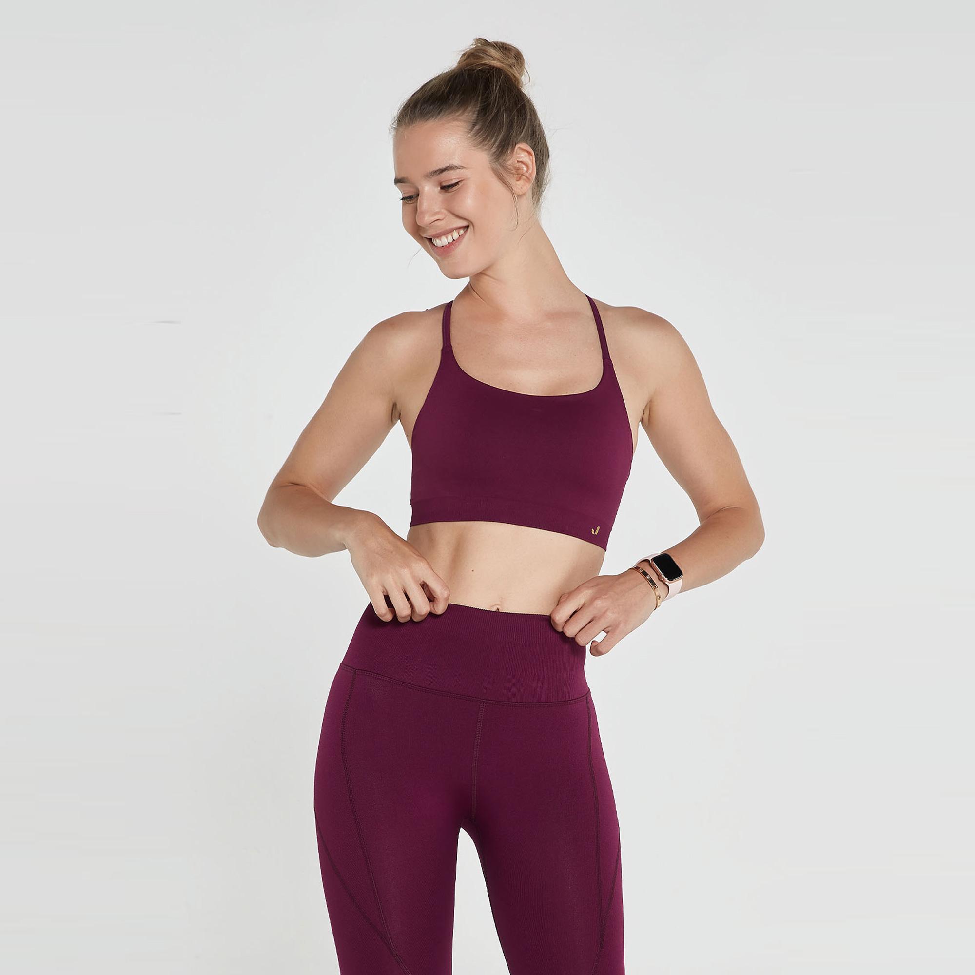 Jerf Pine Kadın Mor Bra