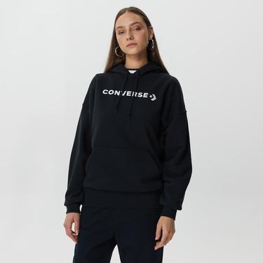  Converse Embroidered Wordmark Fleece Hoodie