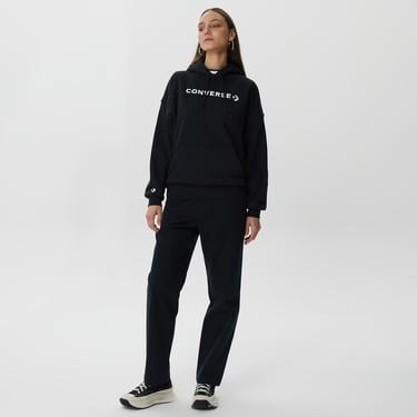  Converse Embroidered Wordmark Fleece Hoodie