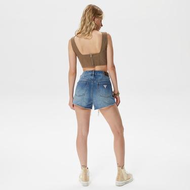  Guess Originals Kit Denim Kadın Mavi Şort
