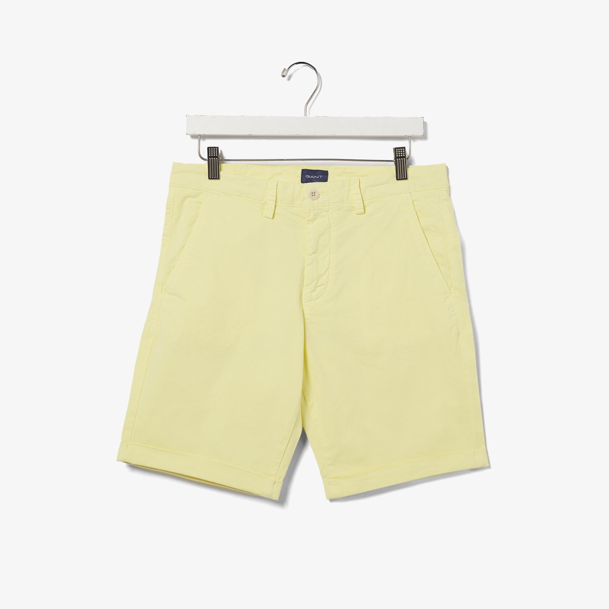 GANT Erkek Sarı Regular Fit Şort