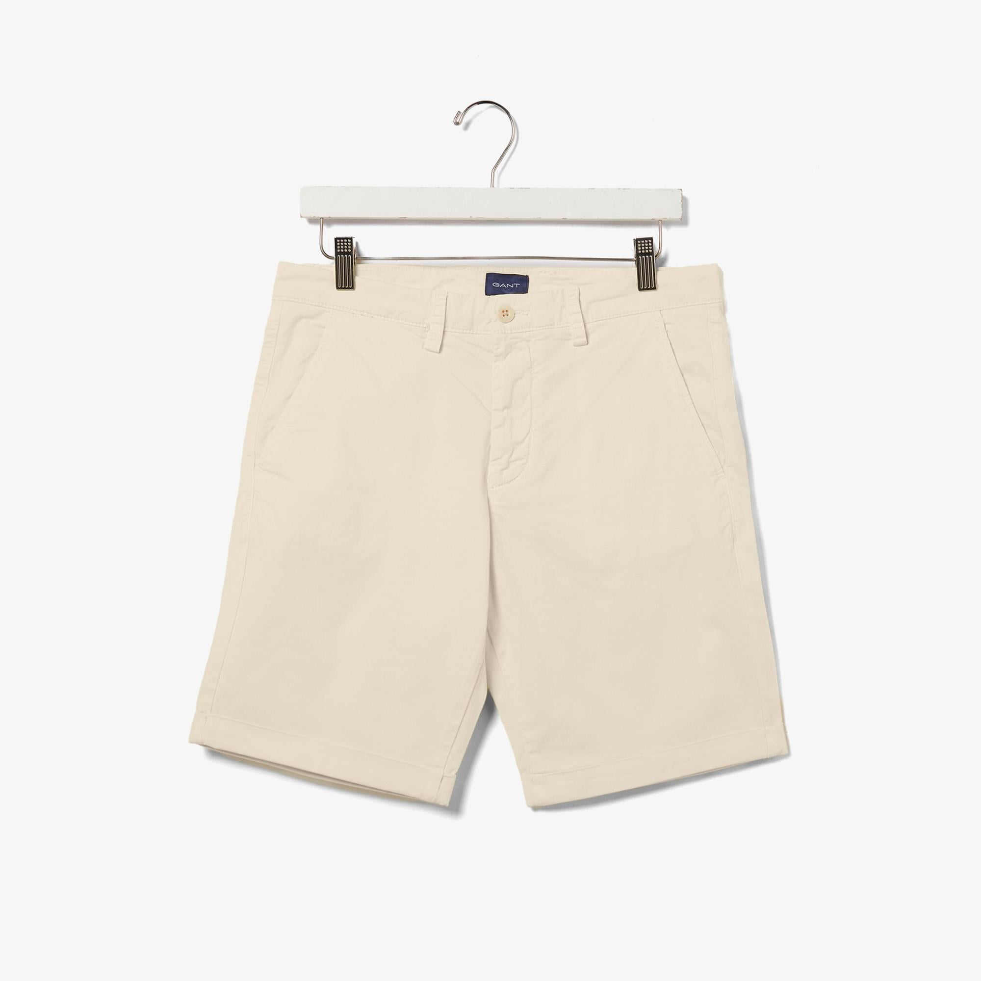 GANT Erkek Krem Regular Fit Şort