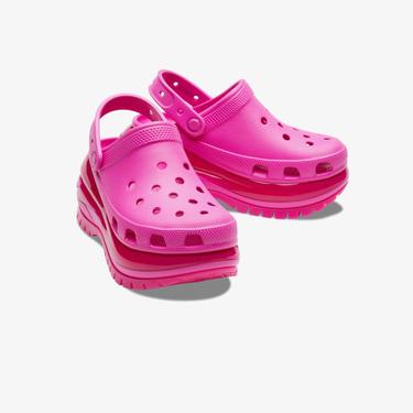  Crocs Classic Mega Crush Kadın Pembe Terlik